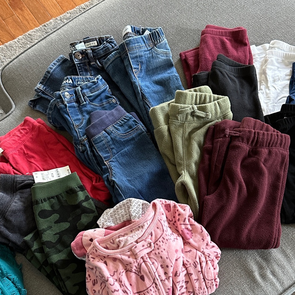 4T Kids' Assorted Color Bottoms Bundle